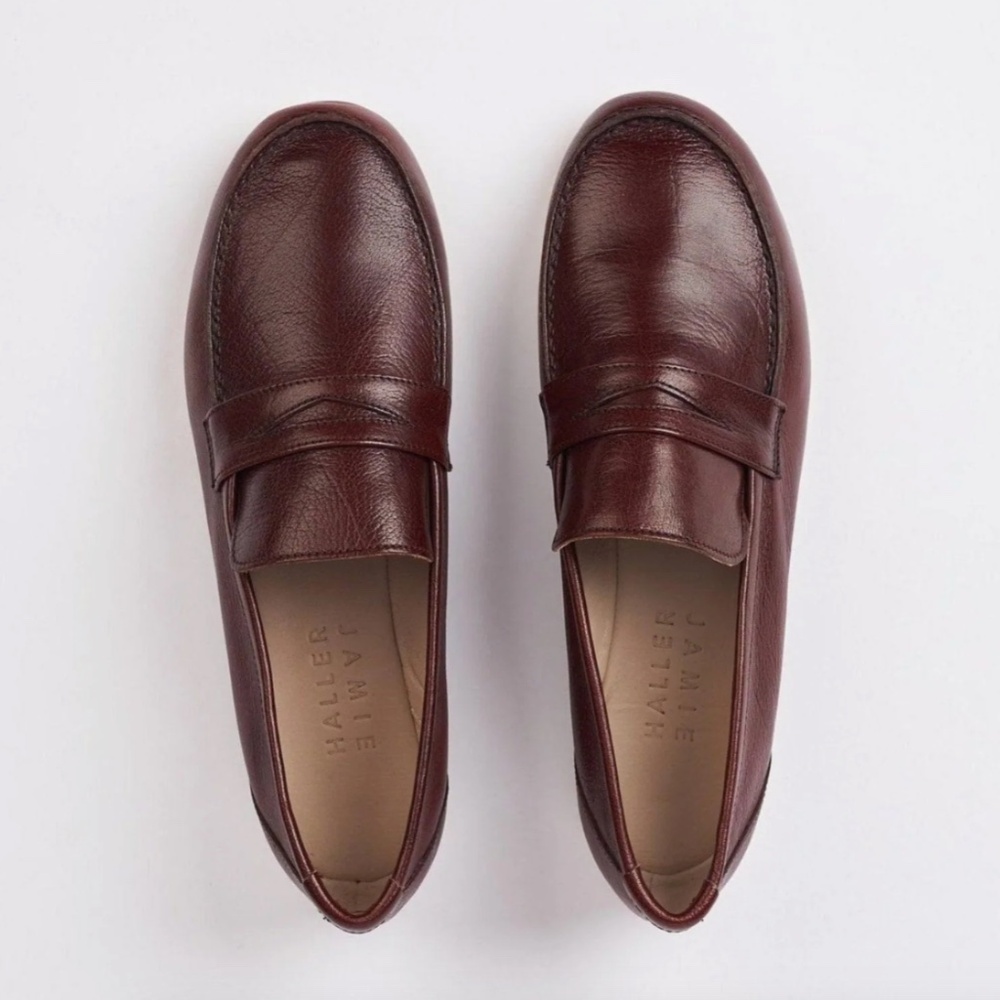 Jamie Haller - The Penny Loafer in Oxblood (Size 39)